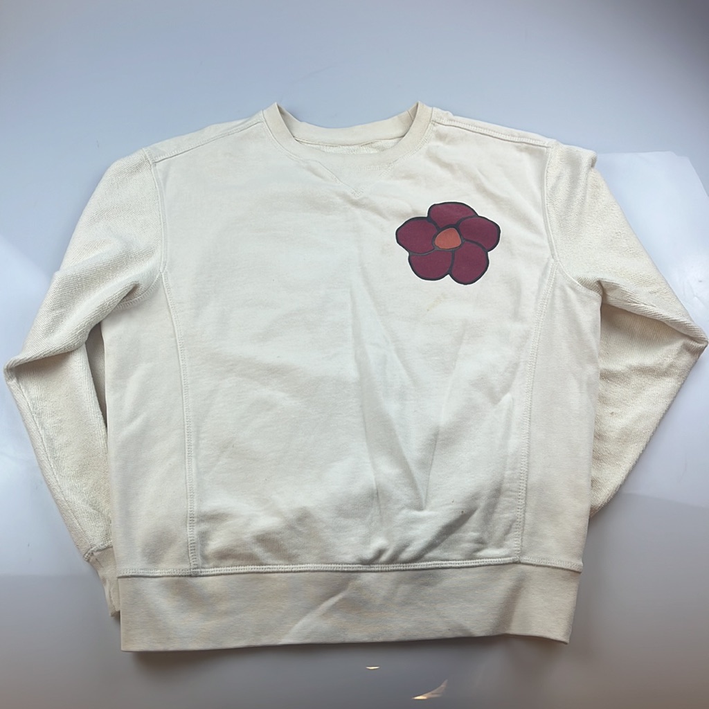 The Phoenix Brand Burnout Flower Print Sweatshirt S9948